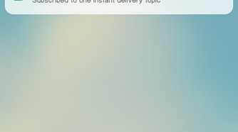 Receiving a push notification from my home server on my Android phone.