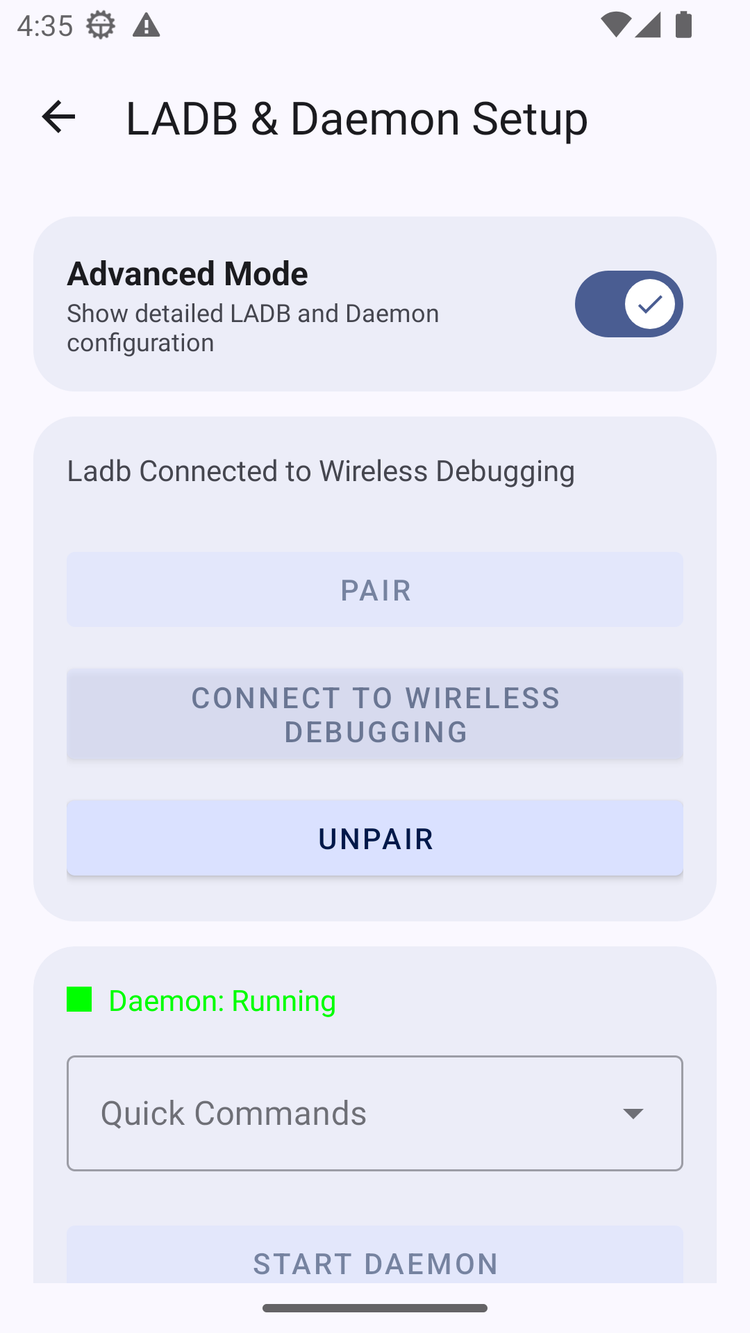Setting up LABD on ShizuWall.