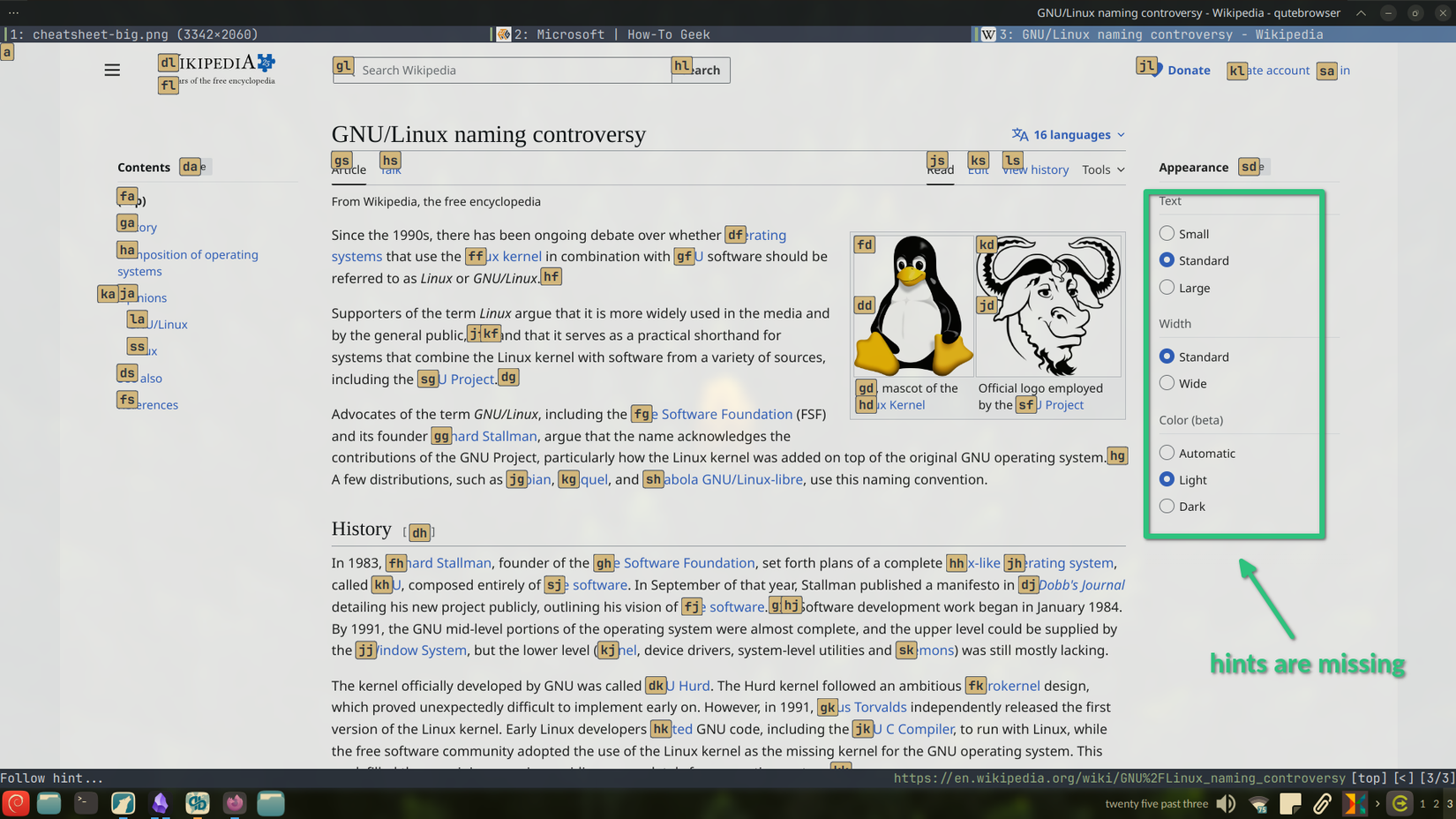 Sometimes an interactive element might not be highlighted.-1