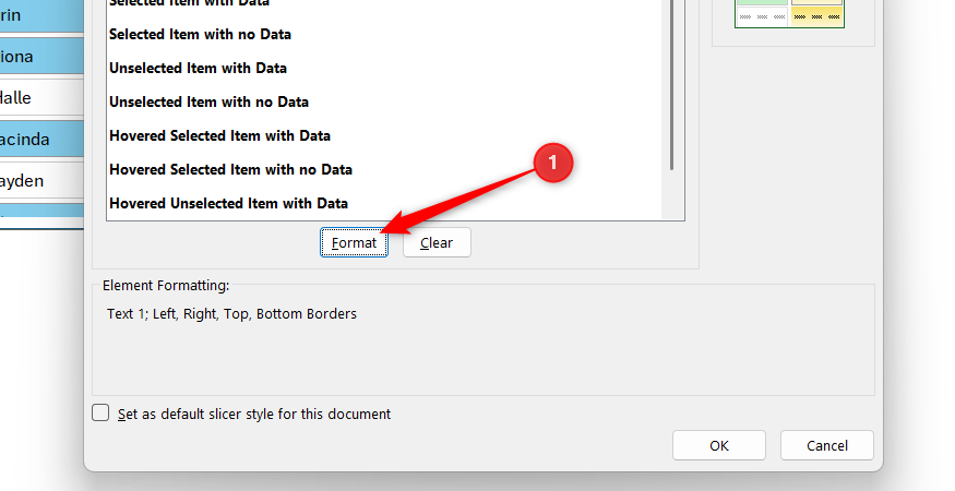 How to customize Excel slicer styles and colors