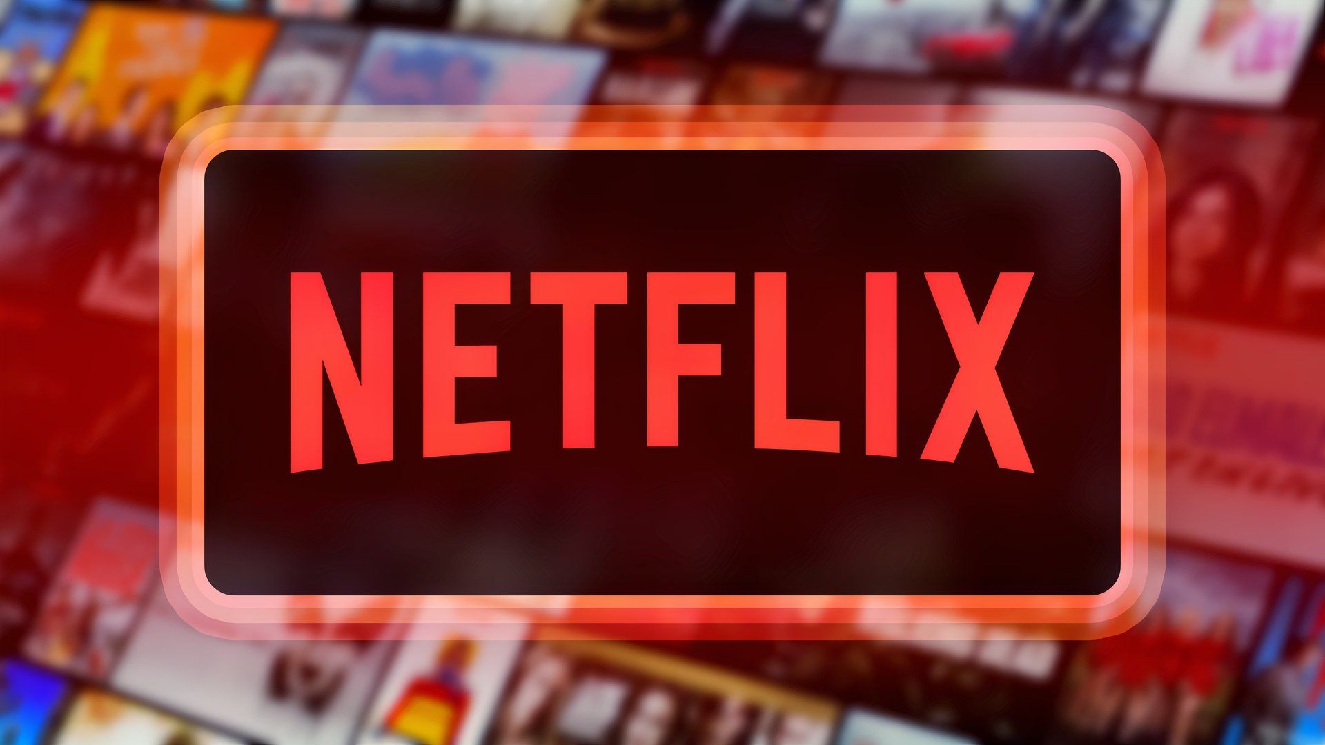Netflix logo in the background.