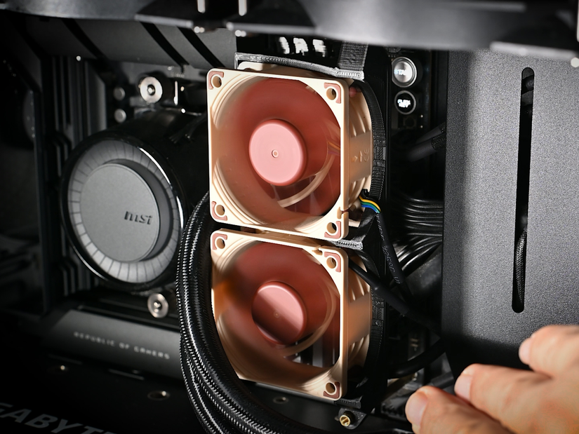 3D printed RAM cooler mount by Disturbed on MakerWorld.