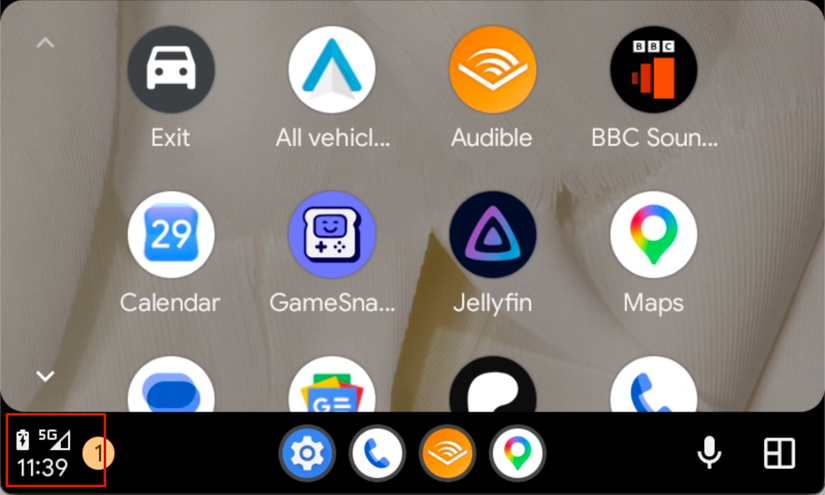 5G on Android Auto.
