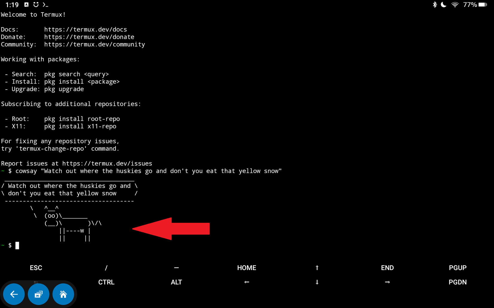 Snow Ascii I turned my modded Fire Tablet into a working terminal — here's how and ...