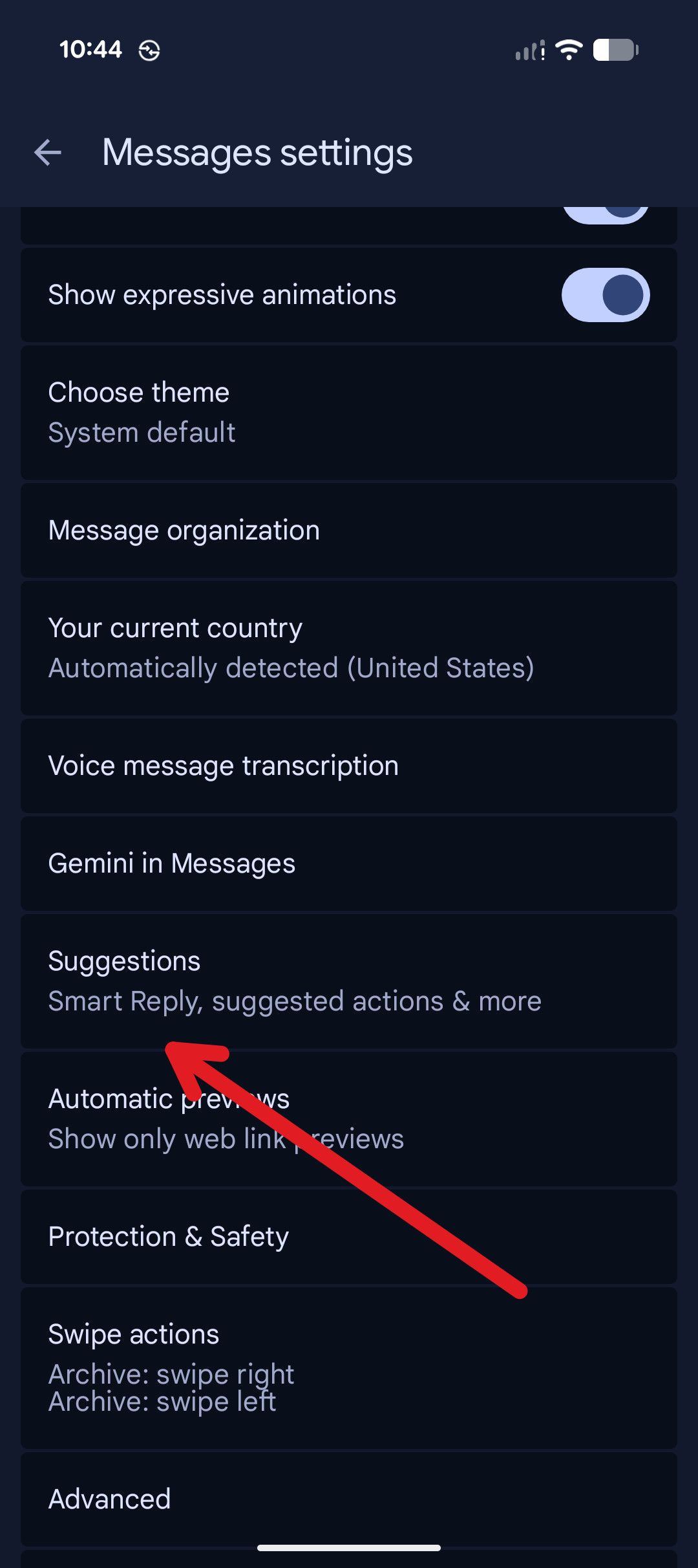 These are the Google Messages privacy settings I change on every ...