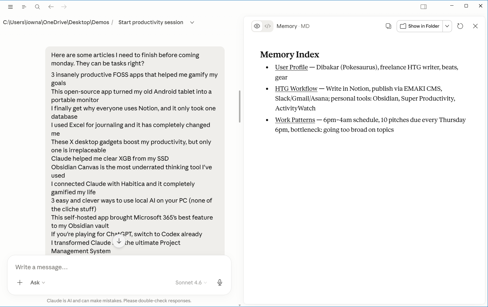 Memory Md How to turn Claude into a project management system