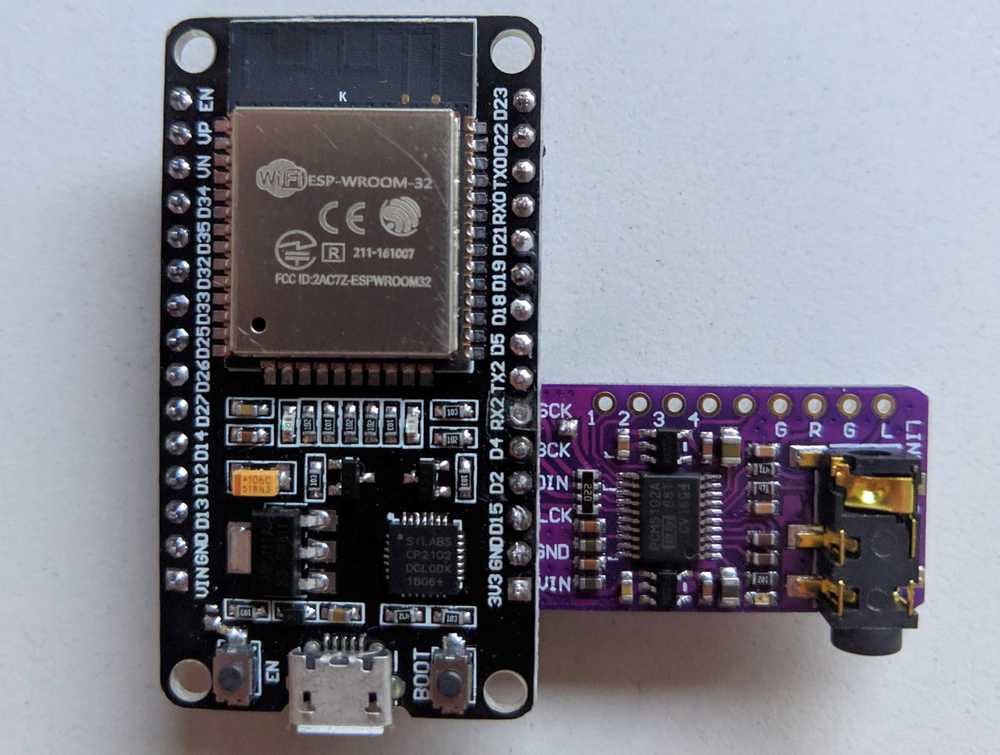 ESP32 Bluetooth audio receiver project from Hackaday.io