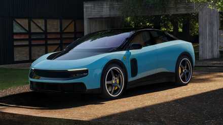 Put out of your mind the BMW iX3—This American electrical SUV is simply as sumptuous and prices $10K much less Ferrari Luce EV in blue