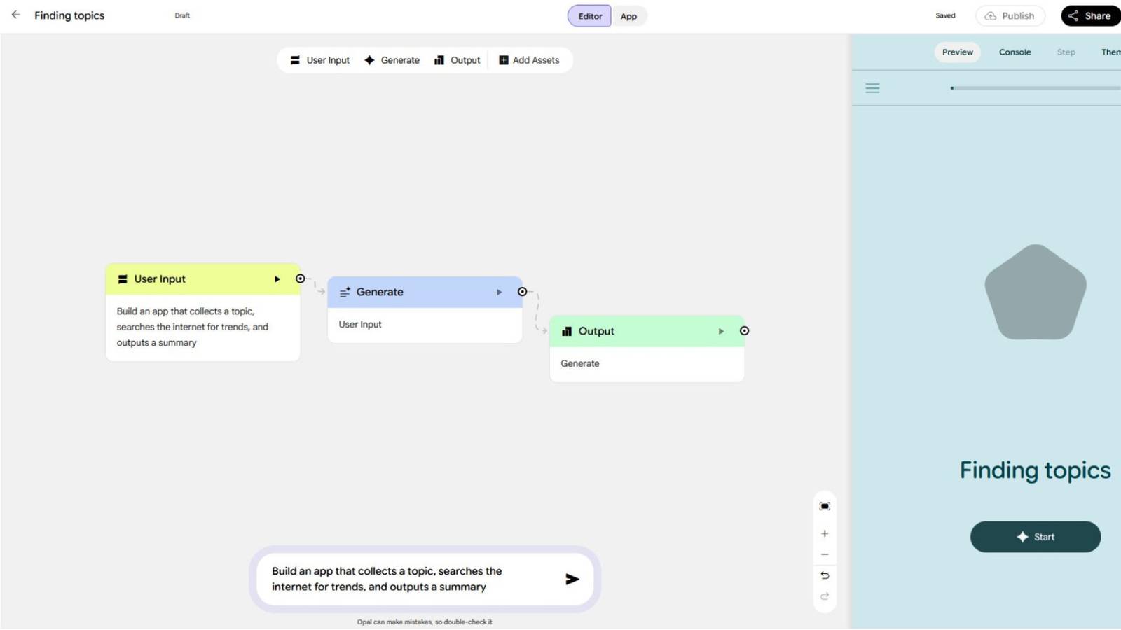 I finally tried Google Opal, and it’s the first no-code programming ...