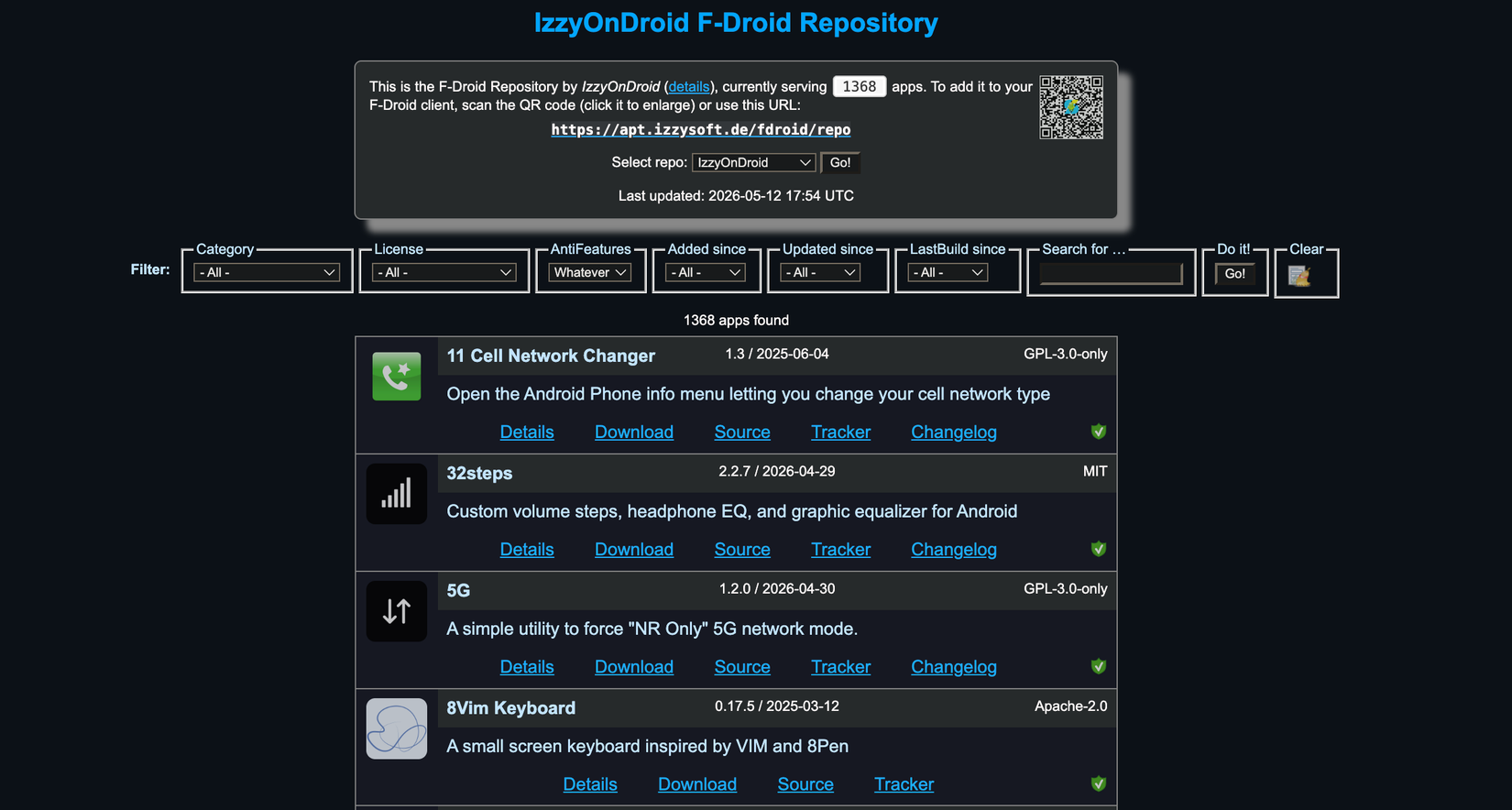 IzzyOnDroid repo.