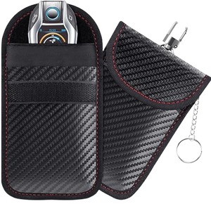 A Faraday pouch blocks the radio signals that enable relay theft