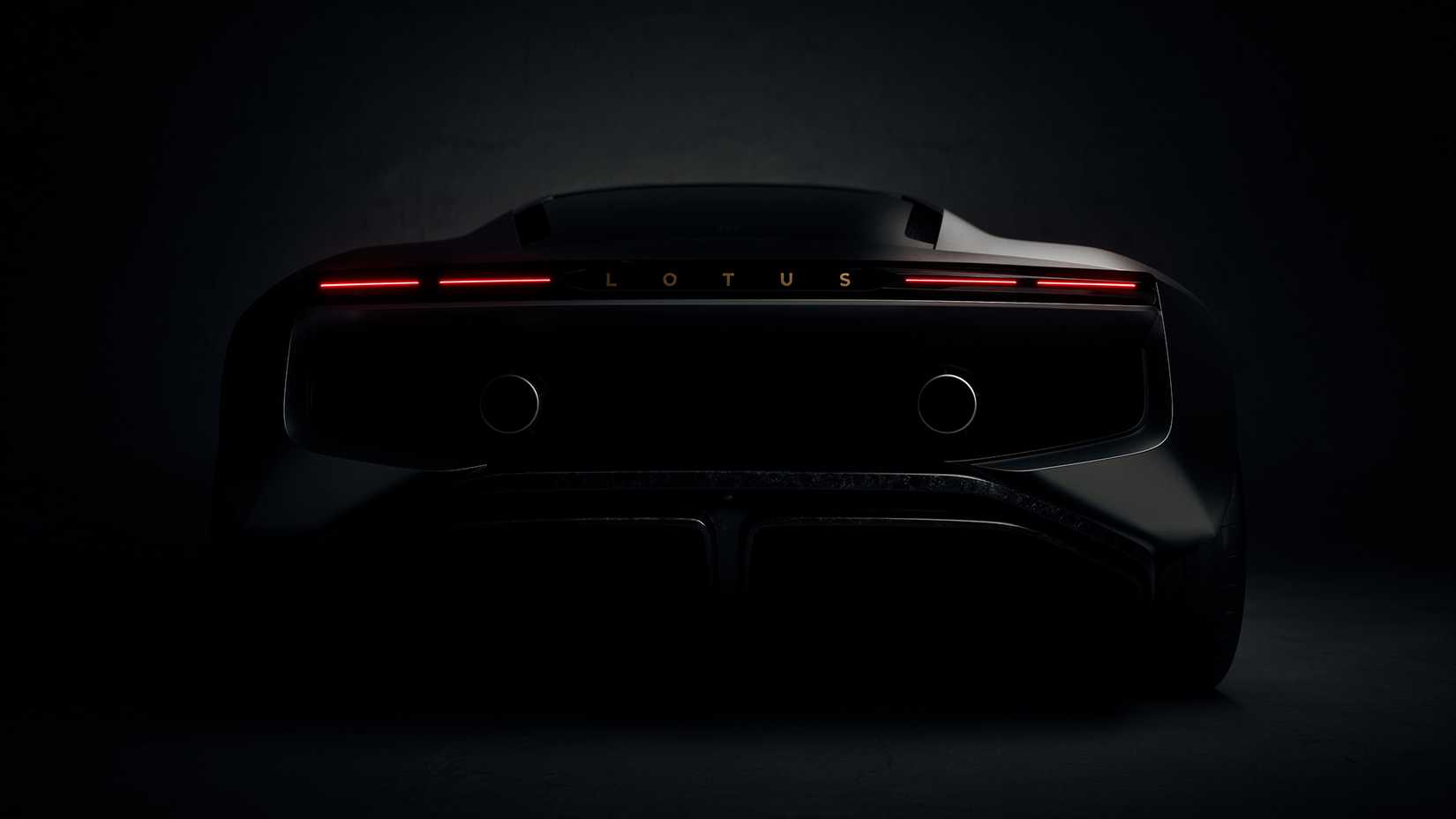 Lotus Type 135 hybrid V8 supercar teaser
