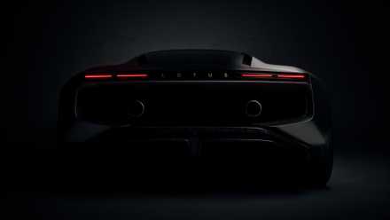 Lotus Type 135 hybrid V8 supercar teaser