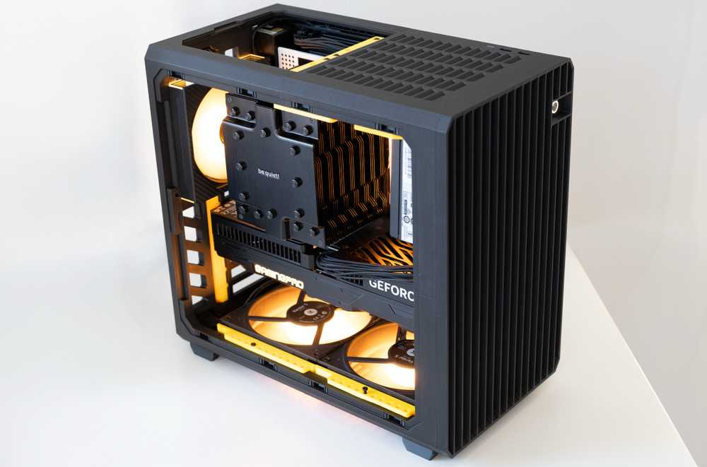 A 3D-printed ATX case design. These require massive print times and still pose thermal concerns.
