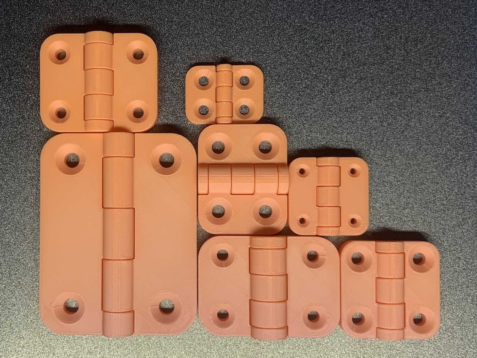 Parametric hinges by Maochen on MakerWorld.