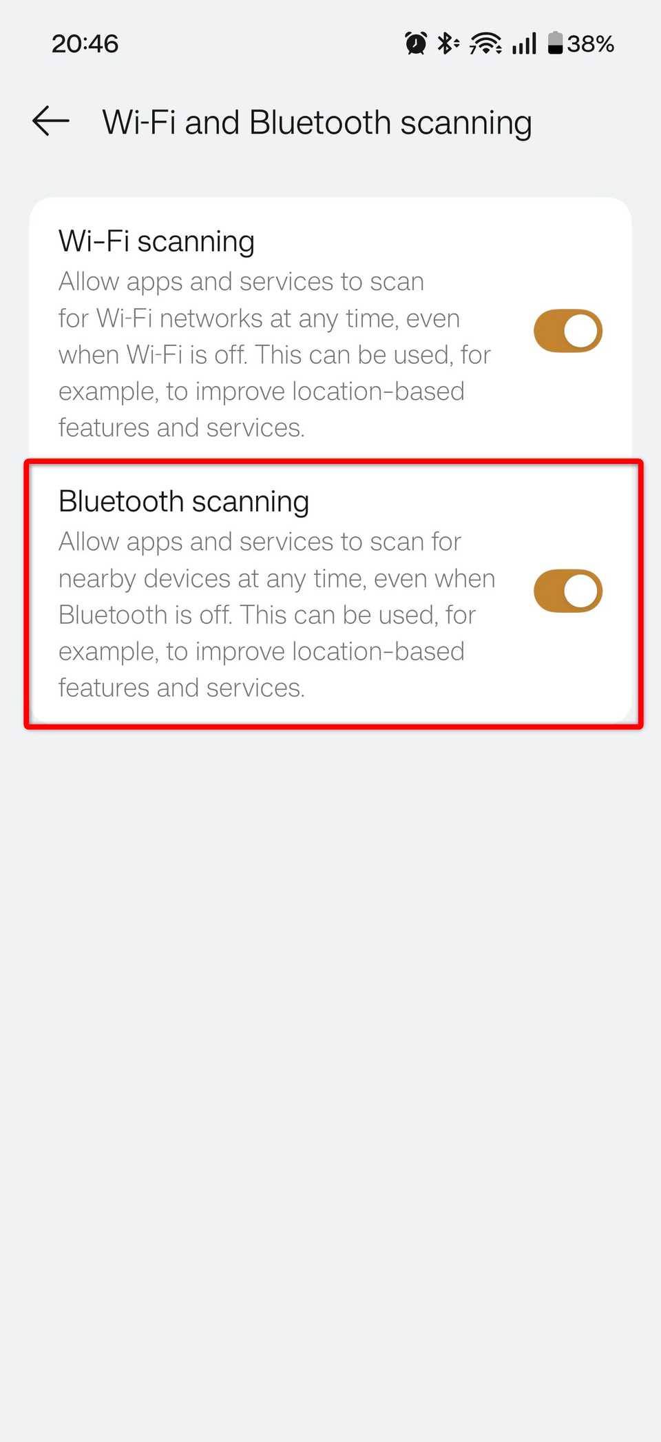3 Android Bluetooth settings that may give a boost to your audio (and three that may not) Bluetooth scanning on an Android phone.