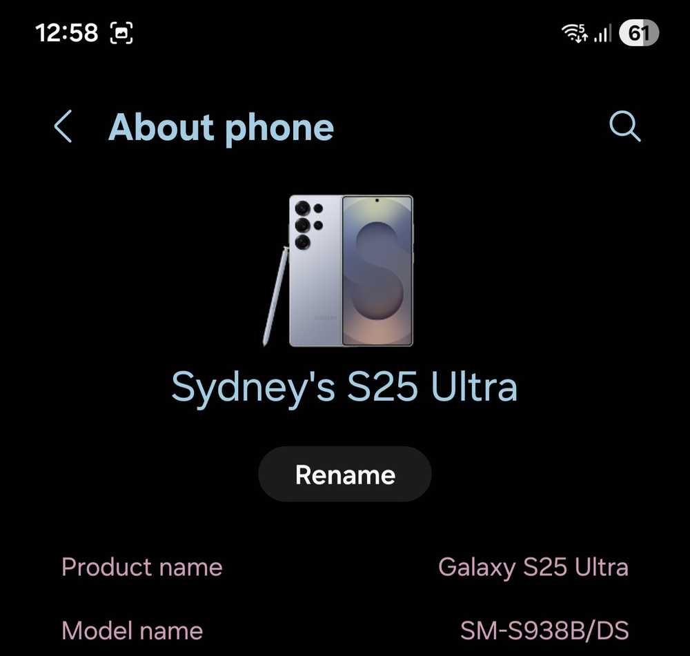 Your phone's Settings menu shows the current Android version and security patch date