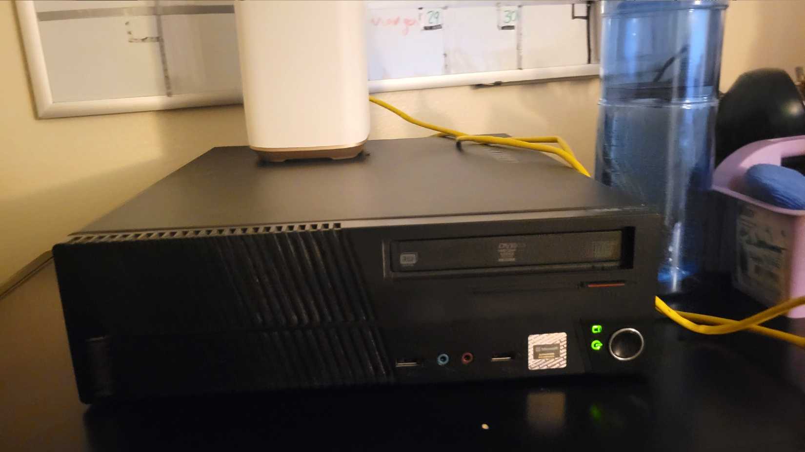 Server running under a router from the front