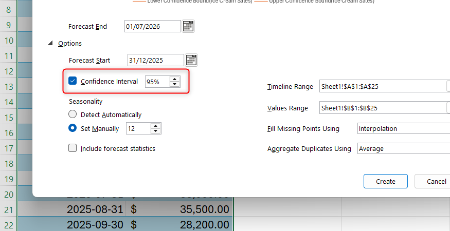 How to use Microsoft Excel's Forecast Sheet tool to predict future data ...