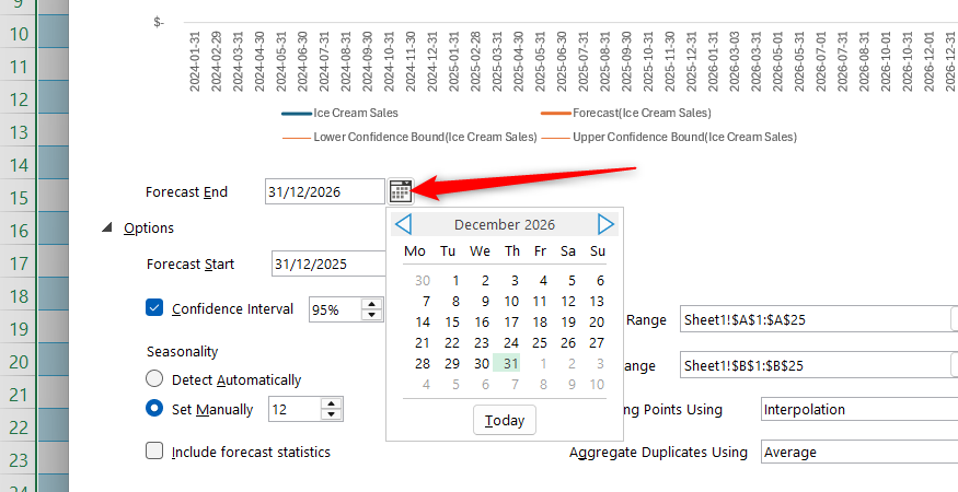 How to use Microsoft Excel's Forecast Sheet tool to predict future data ...