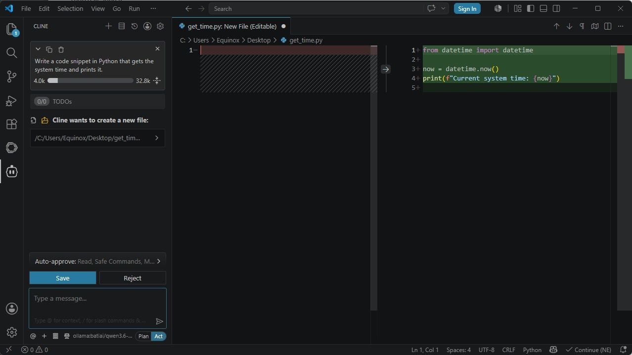 I built a fully local AI coding assistant in Windows with Ollama and VS ...