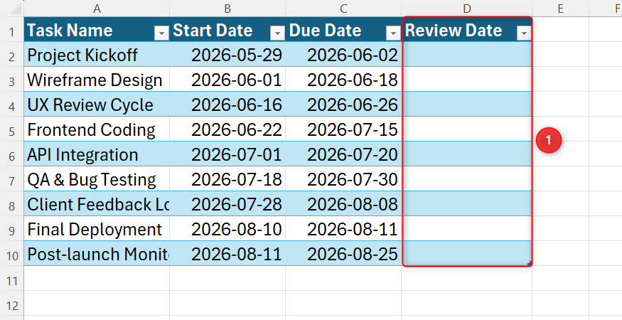 How to use Excel date functions to automate project timelines