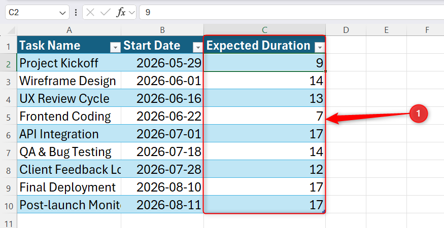 How to use Excel date functions to automate project timelines