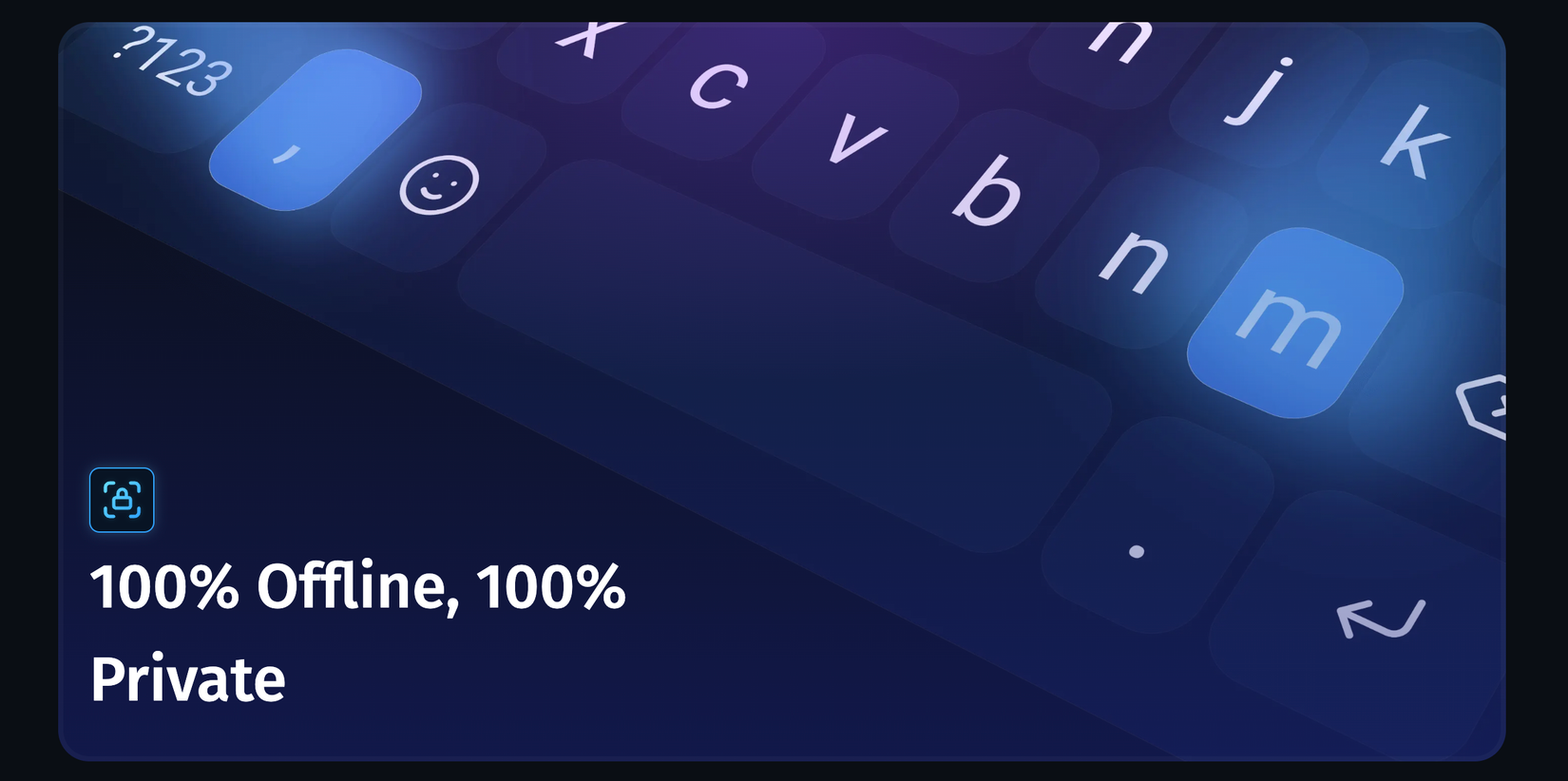 A FUTO Keyboard banner.