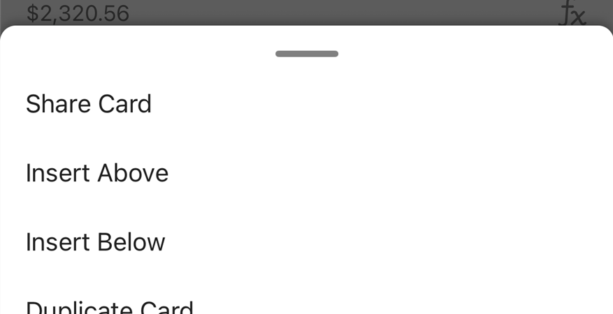 Excel Cards View makes the mobile app easier to use