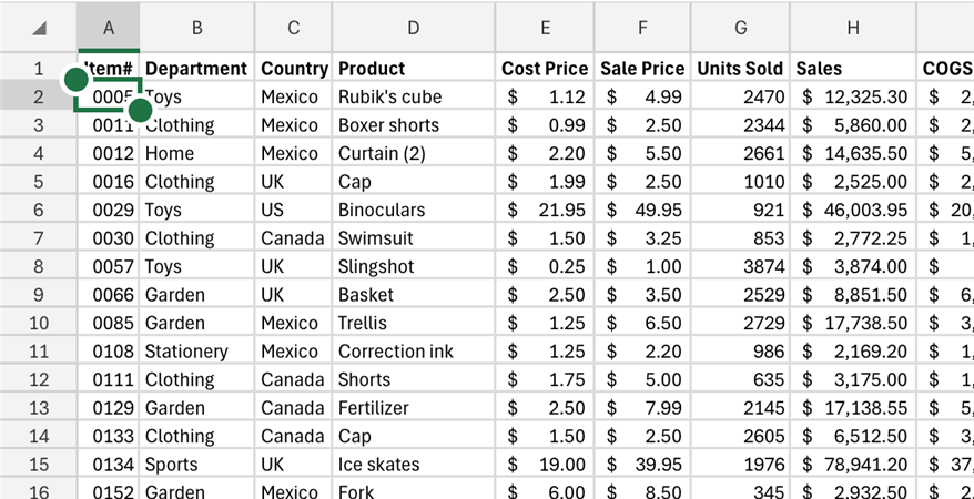 Excel Cards View makes the mobile app easier to use