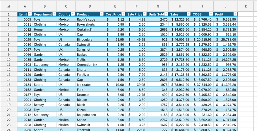 Excel Cards View makes the mobile app easier to use
