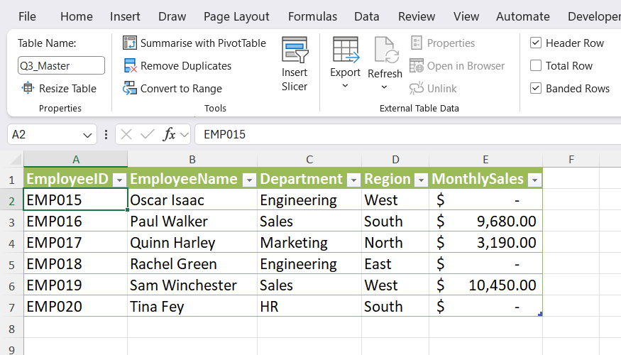 How to use dynamic array functions in Microsoft Excel