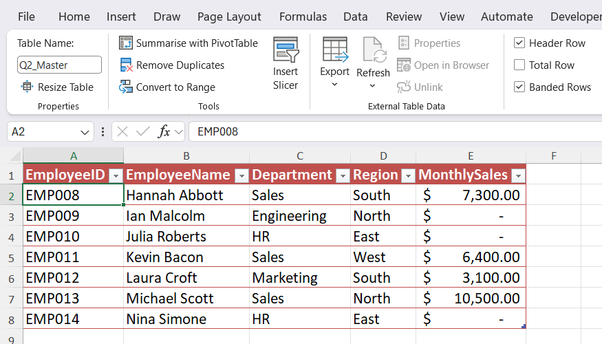 How to use dynamic array functions in Microsoft Excel