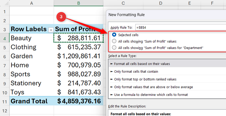Pivottable Perfect Formatting Conditional formatting breaks in Excel PivotTables—until you turn on ...
