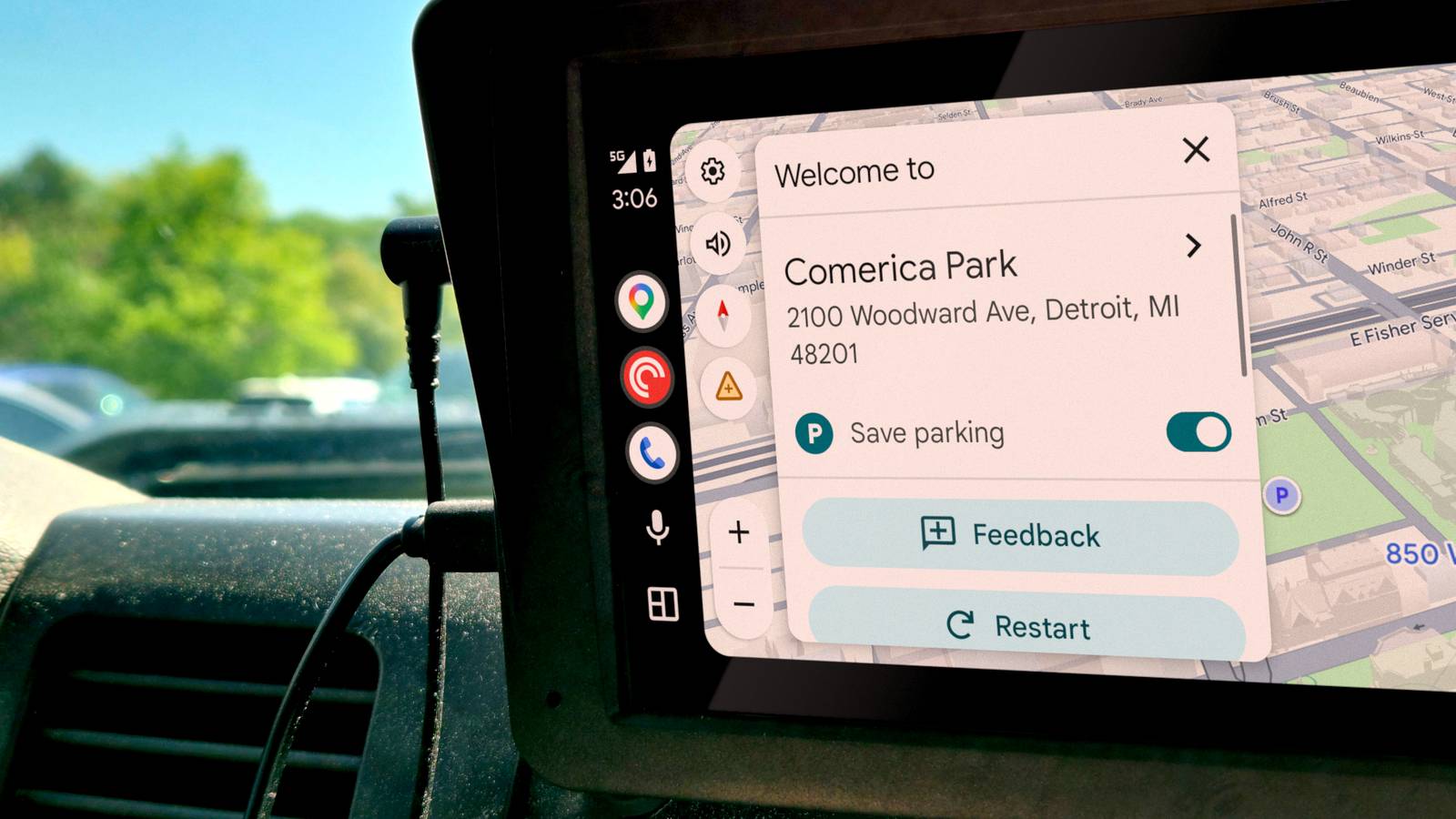 I didn't notice this Android Auto toggle for months, but now I use it all the time