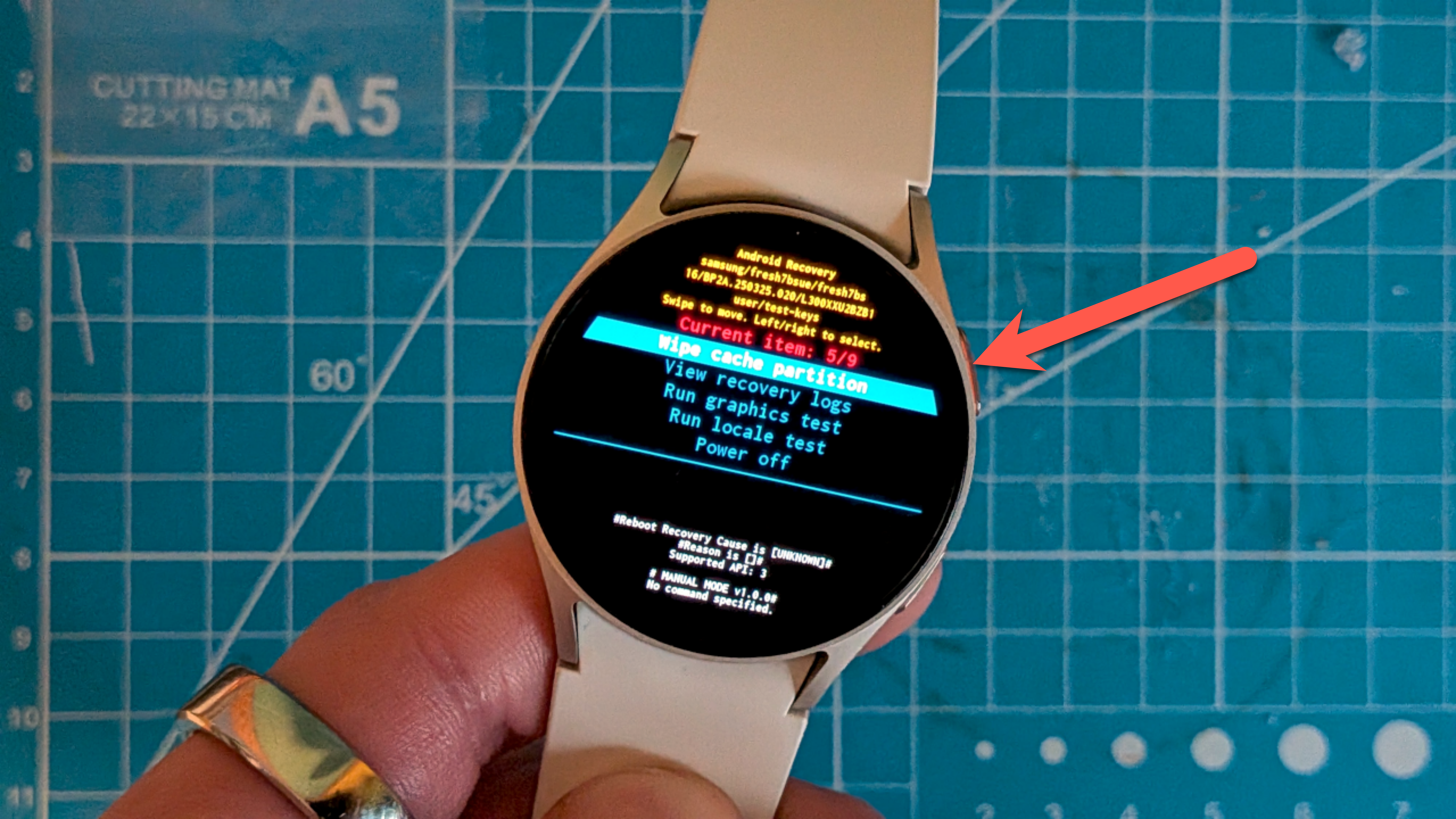 My Galaxy Watch was acting weird—wiping the hidden cache fixed it