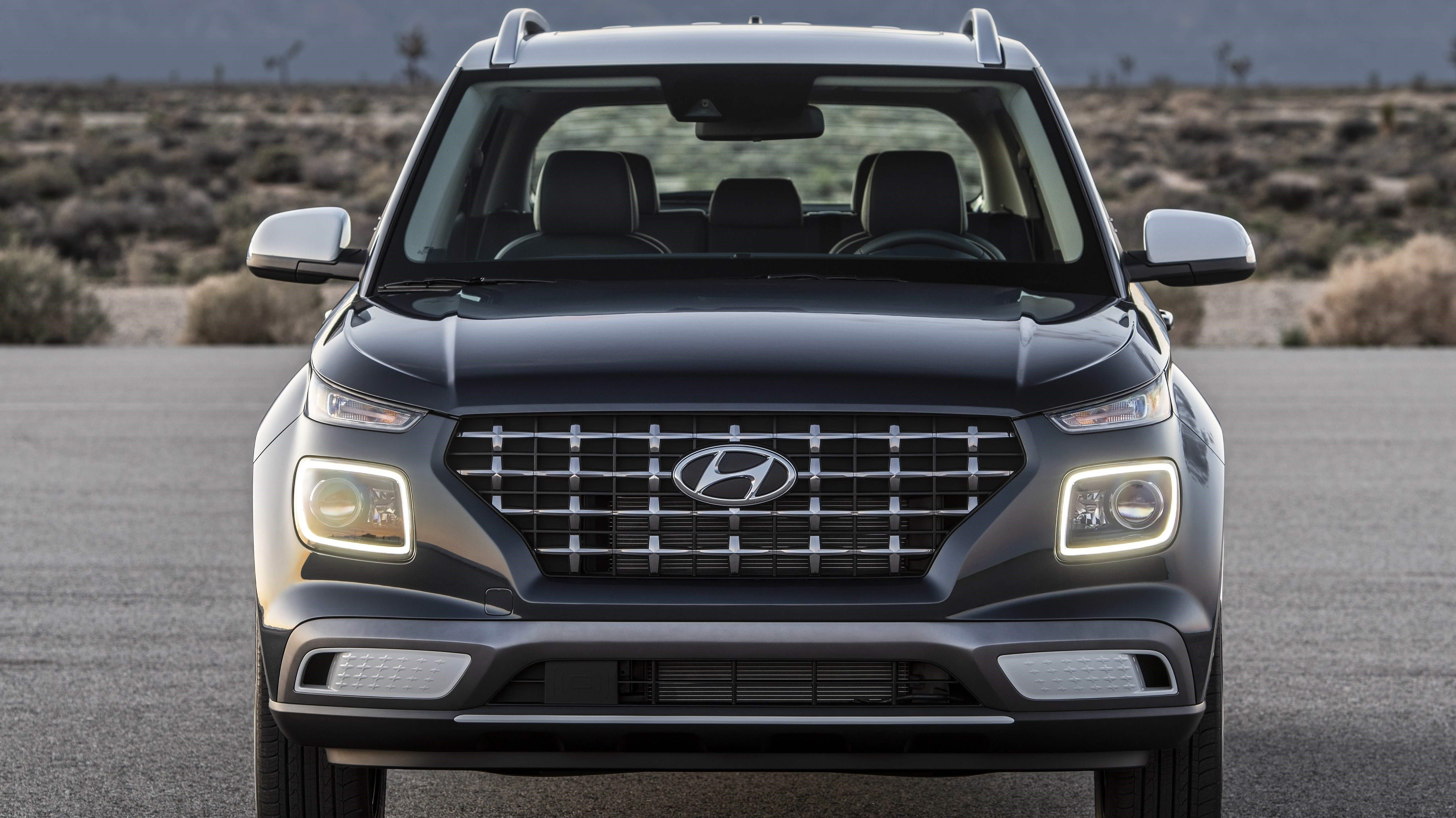 Head-on shot of a 2020 Hyundai Venue