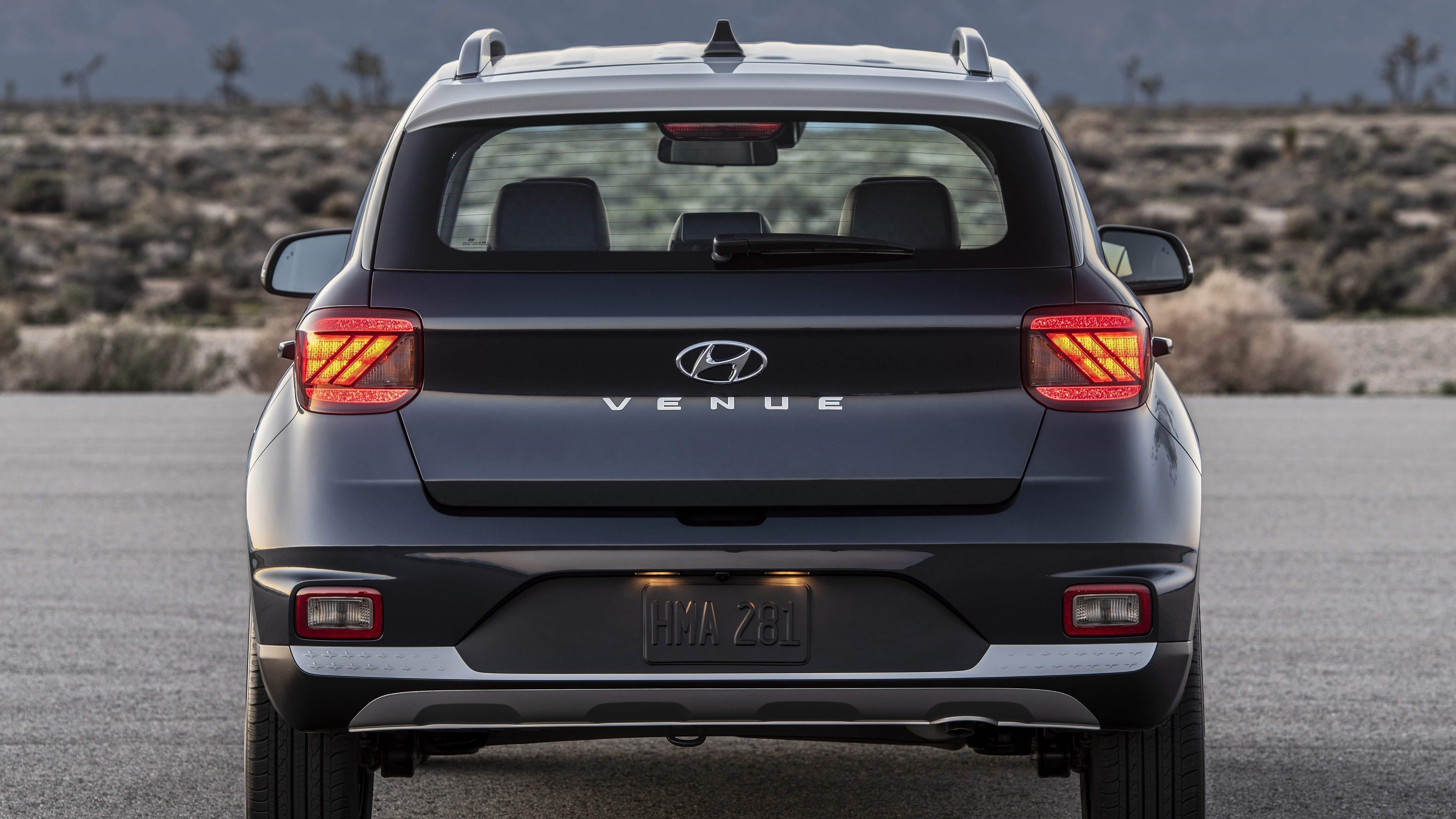 Rear shot of a 2020 Hyundai Venue