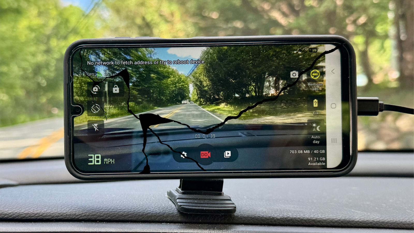 I turned my old Android phone into a dashcam, and it was a mistake