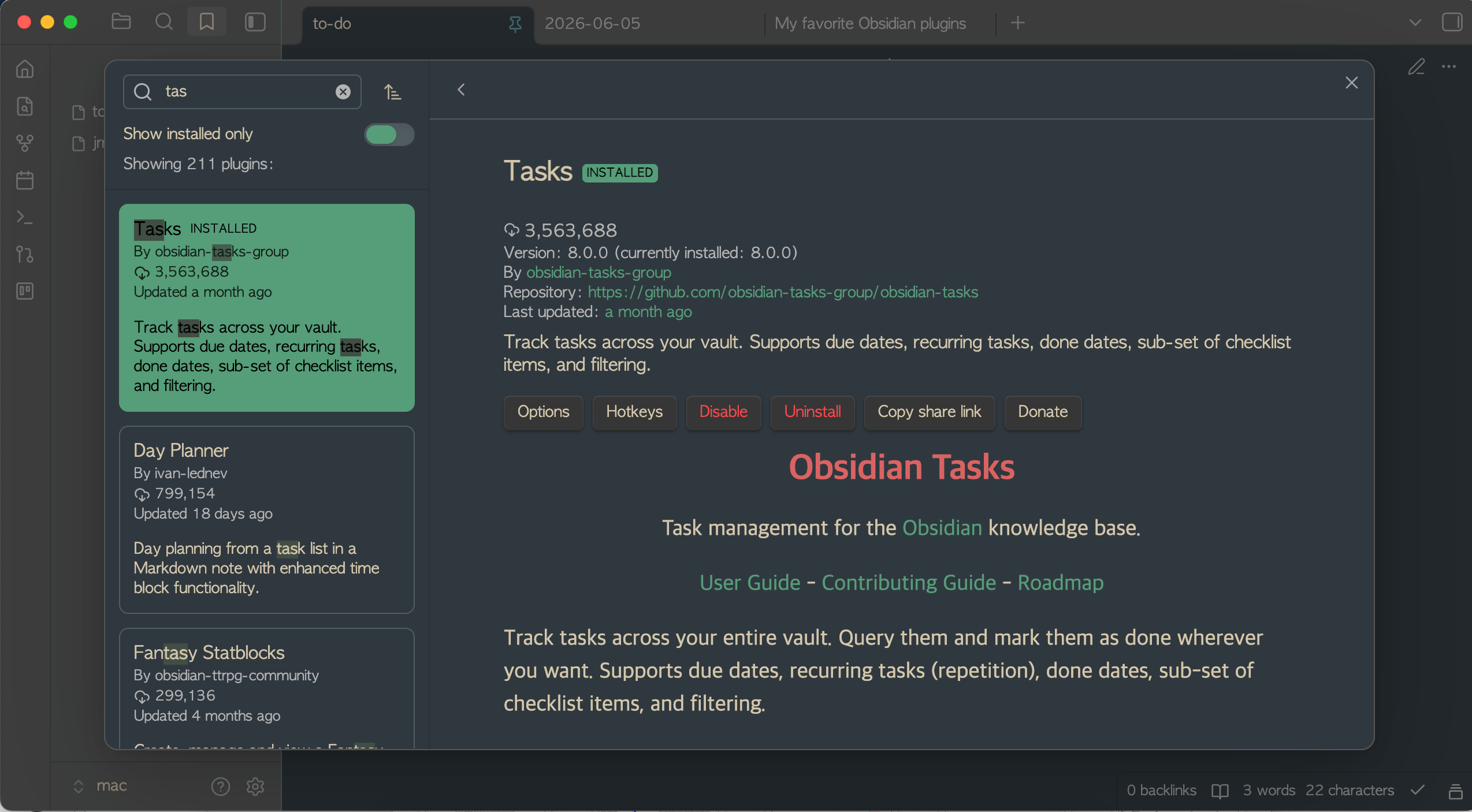 Obsidian Task Notes 6 Obsidian settings and plugins I set up with every new vault