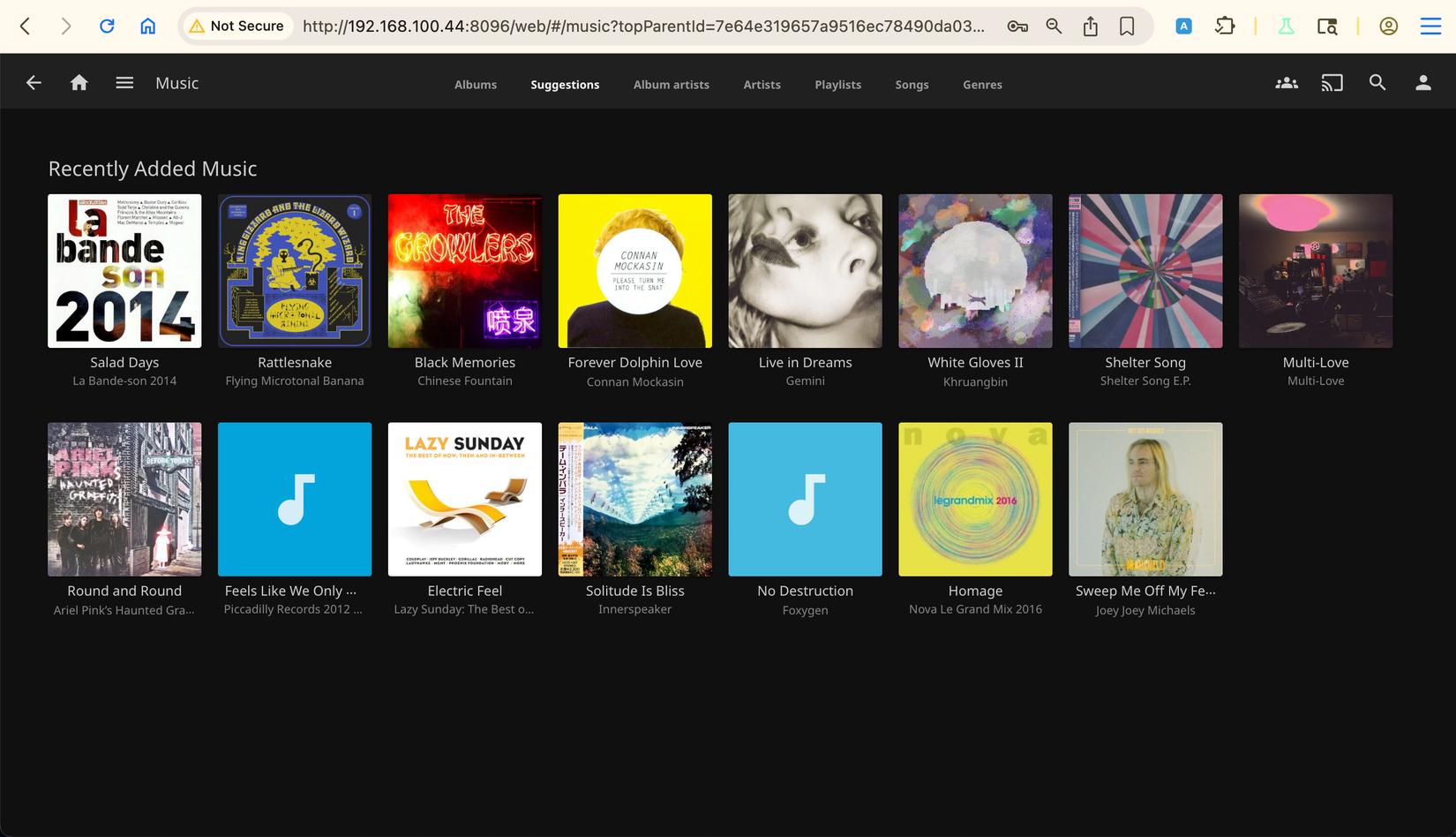 Jellyfin は、MusicBrainz Picard によってタグ付けされた音楽を正しくインデックスします。