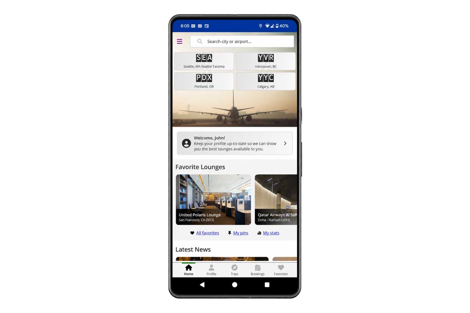 LoungeReview helps me avoid endless roaming at the airport. 