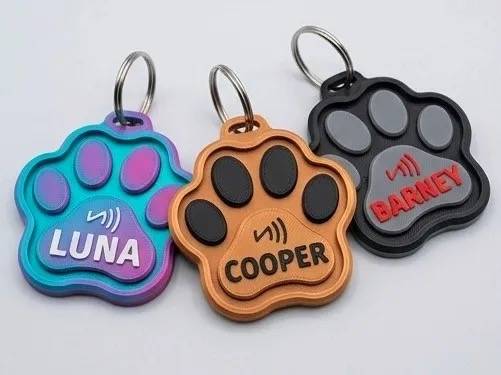 NFC pet tag by MakerWorld user 3D CRAFT HUB.
