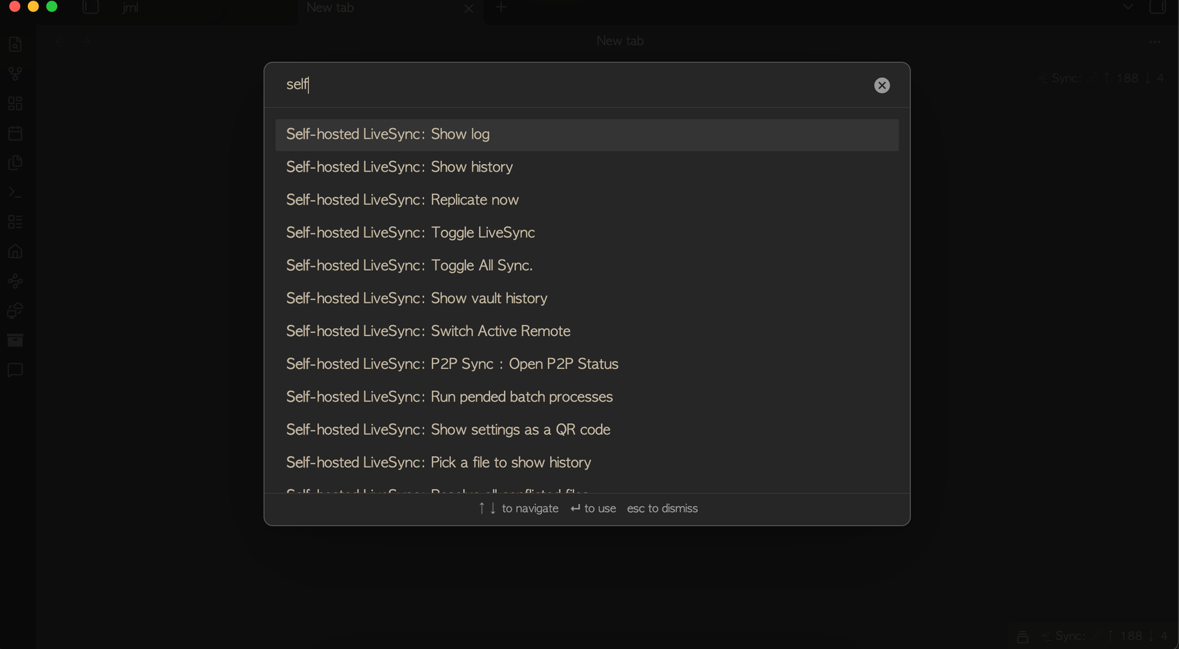 Obsidian Live Sync, powered by CouchDB.