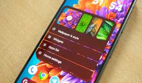 The Launcher settings menu displayed on a Google Pixel 10 Pro.
