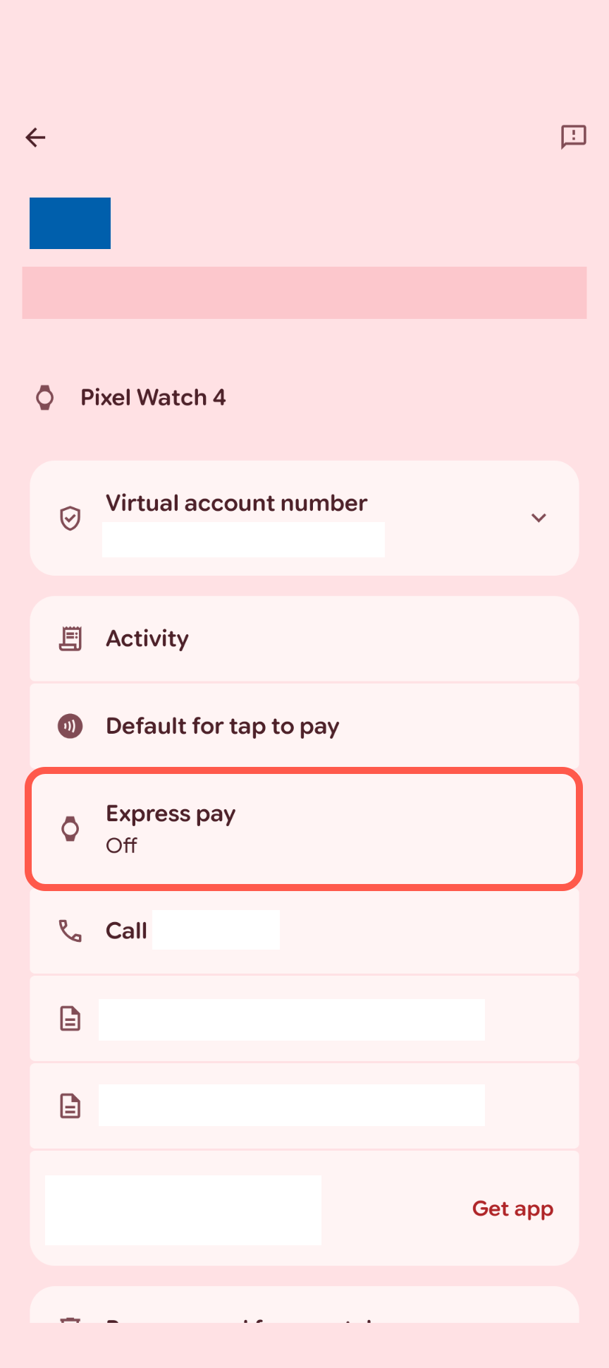 Pixel Watch settings 5