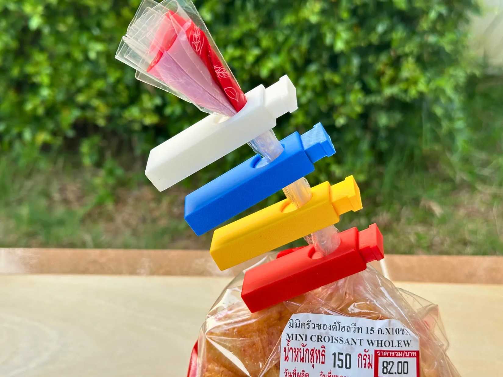 Press to seal bag clip by MakerWorld user TuTu.