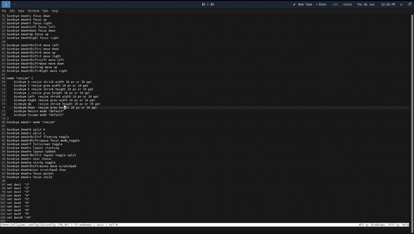 This is the i3 configuration file.