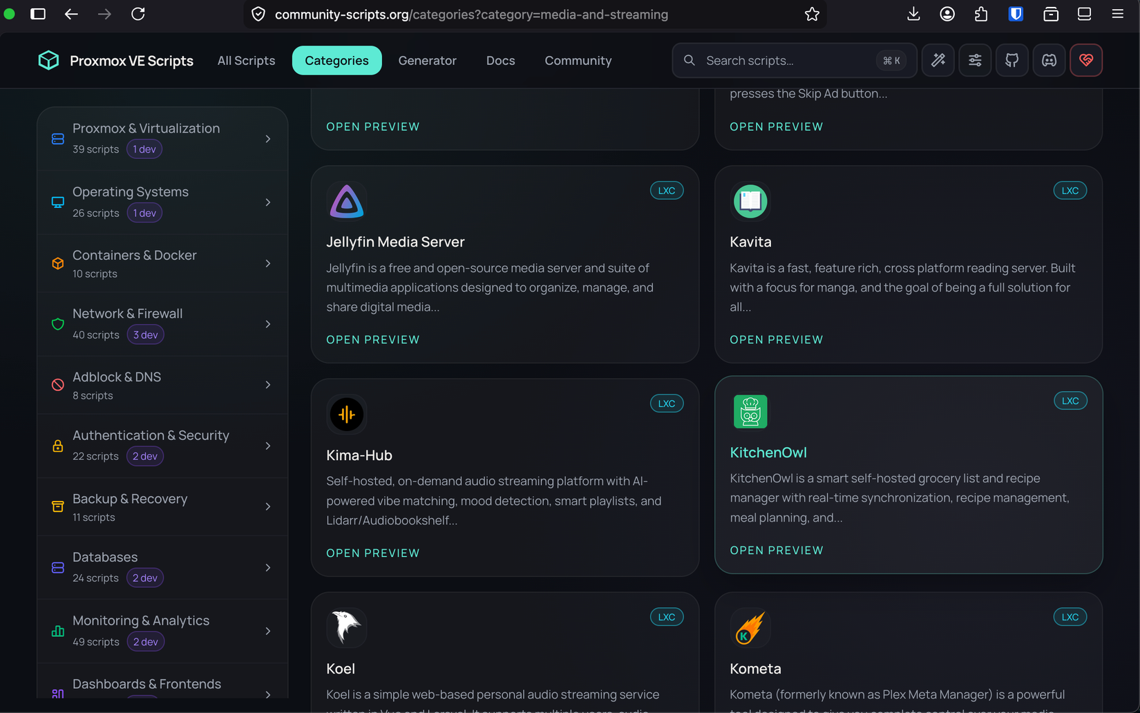 Proxmox Community Scripts