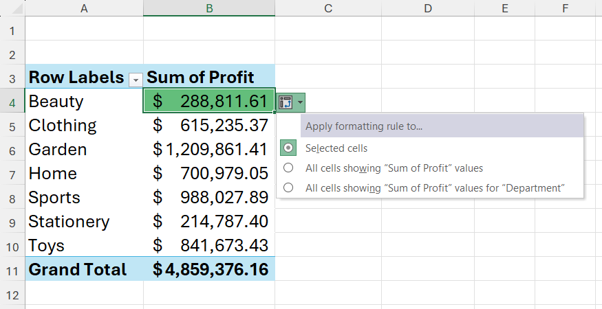 Conditional formatting breaks in Excel PivotTables—until you turn on ...